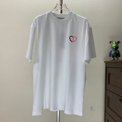 Fleece printed round neck T-shirt