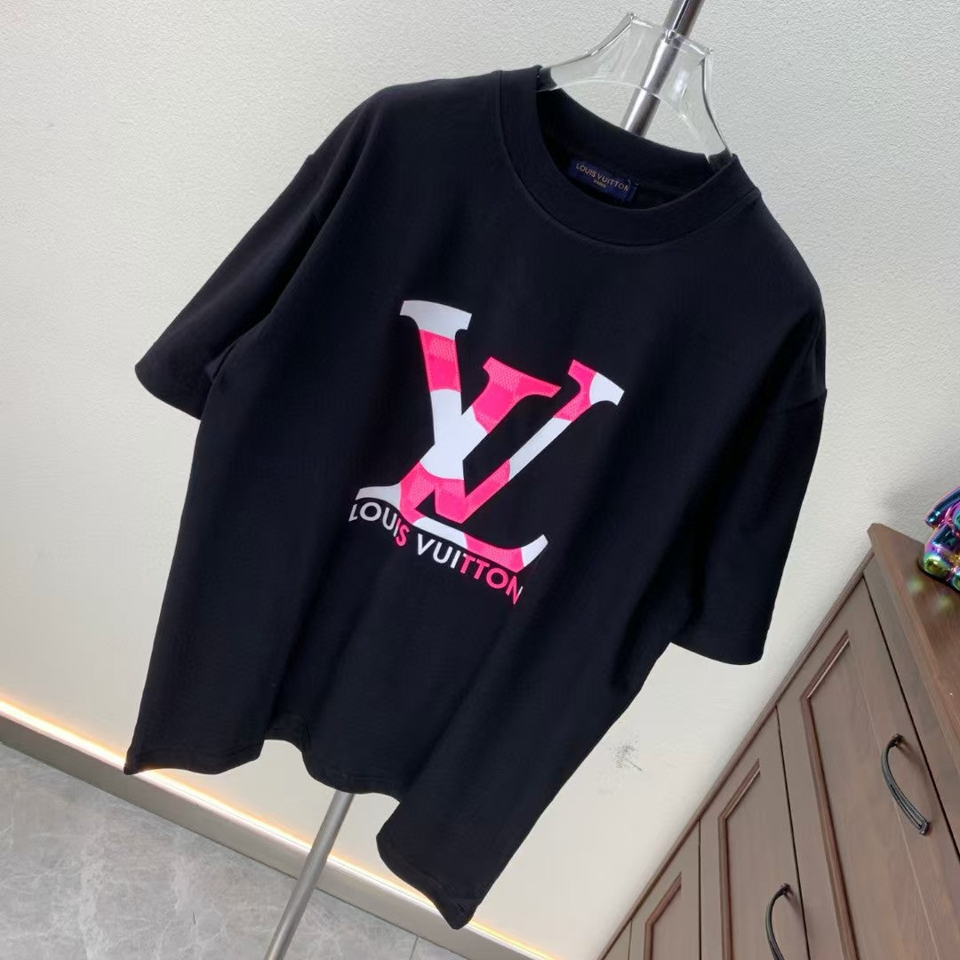 Towel Embroidered Round Neck T-shirt
