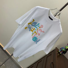 Towel Embroidered Round Neck T-shirt
