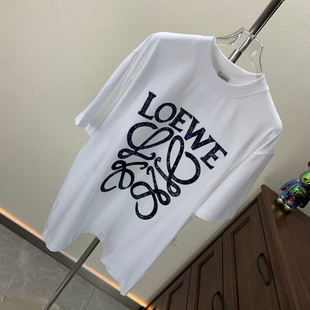Men's round neck short sleeved T-shirt