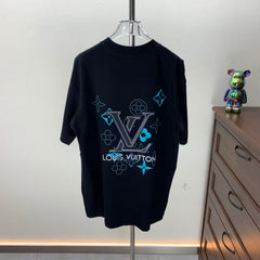 Embroidered round neck T-shirt