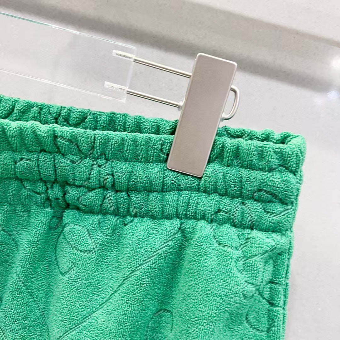 Customized jacquard fabric shorts