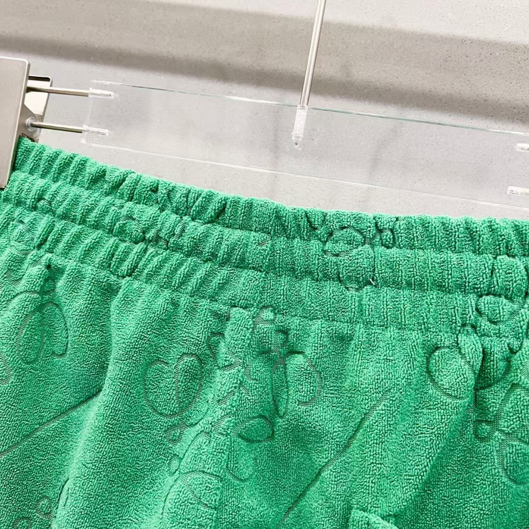 Customized jacquard fabric shorts