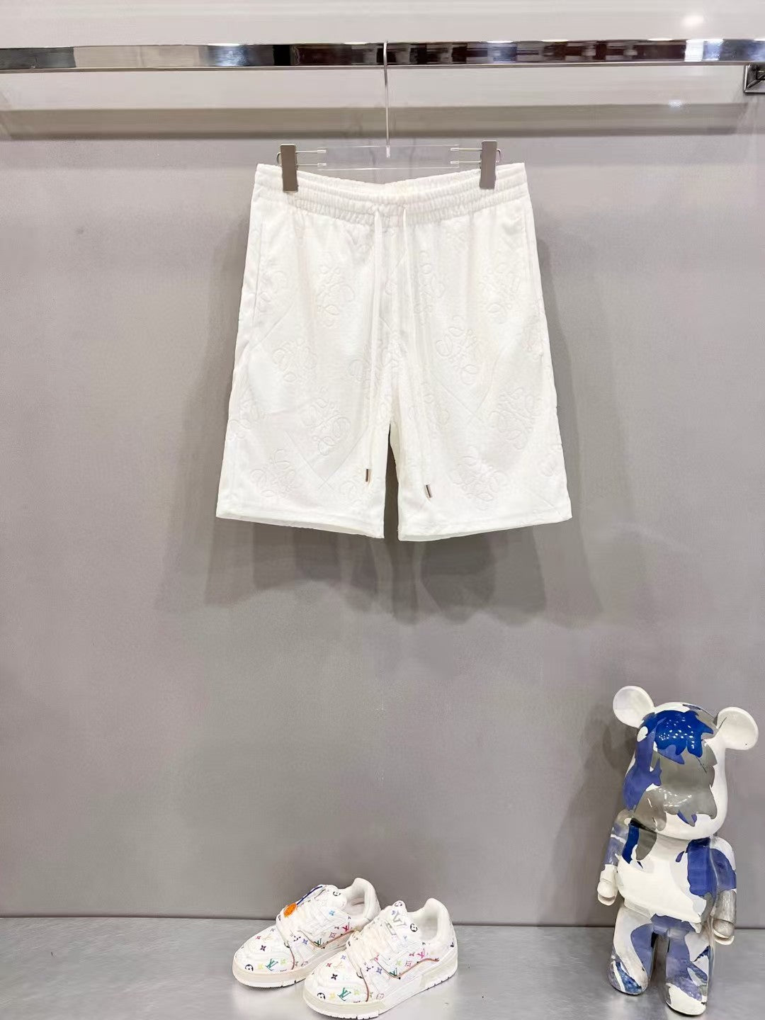 Customized jacquard fabric shorts