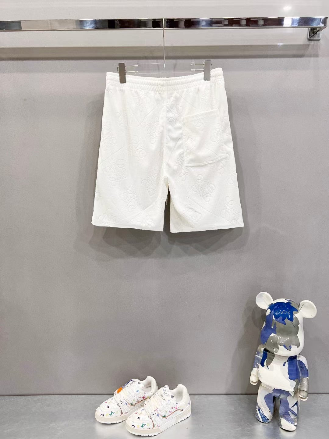 Customized jacquard fabric shorts