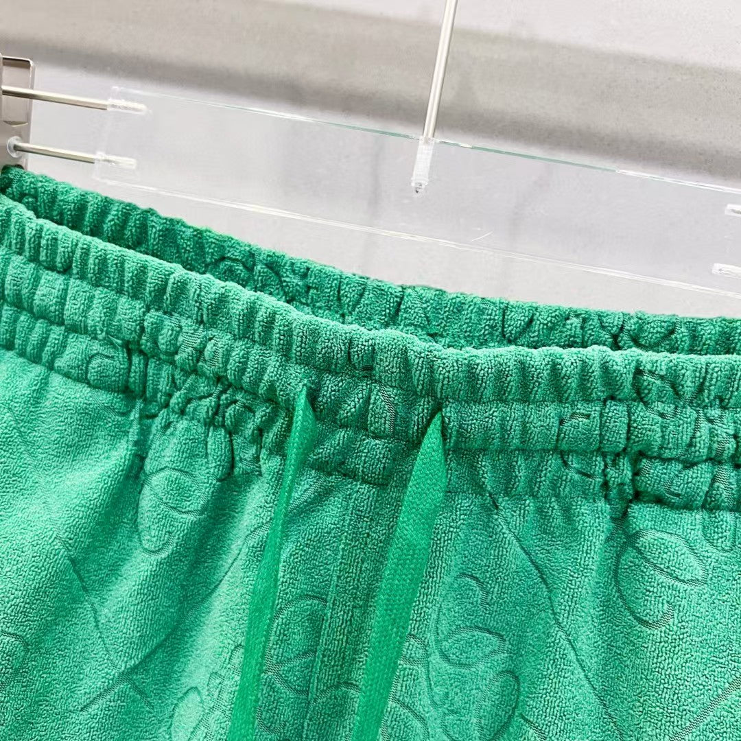 Customized jacquard fabric shorts