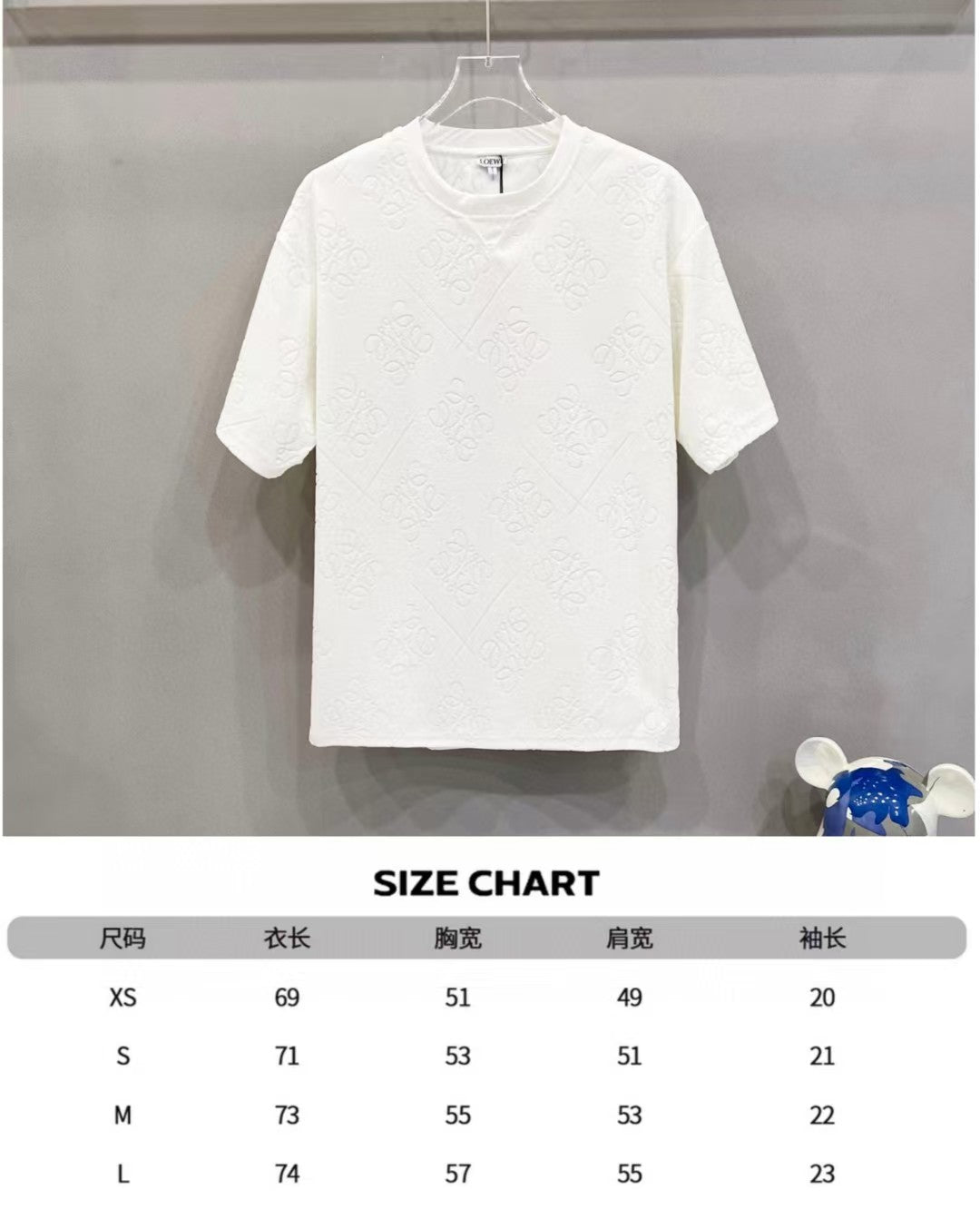 Customized Jacquard Fabric Round Neck T-shirt