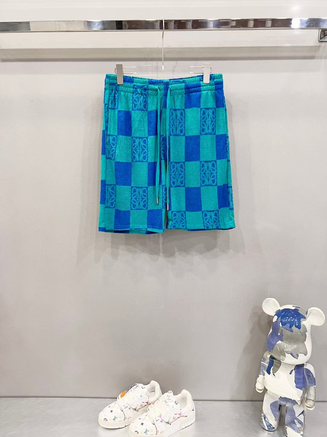 Customized towel fabric shorts