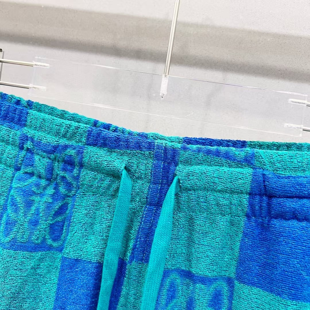 Customized towel fabric shorts