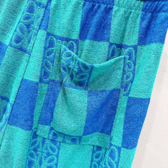 Customized towel fabric shorts
