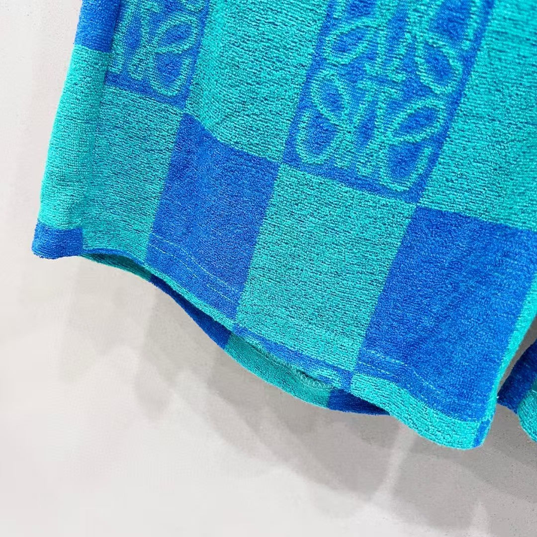 Customized towel fabric shorts