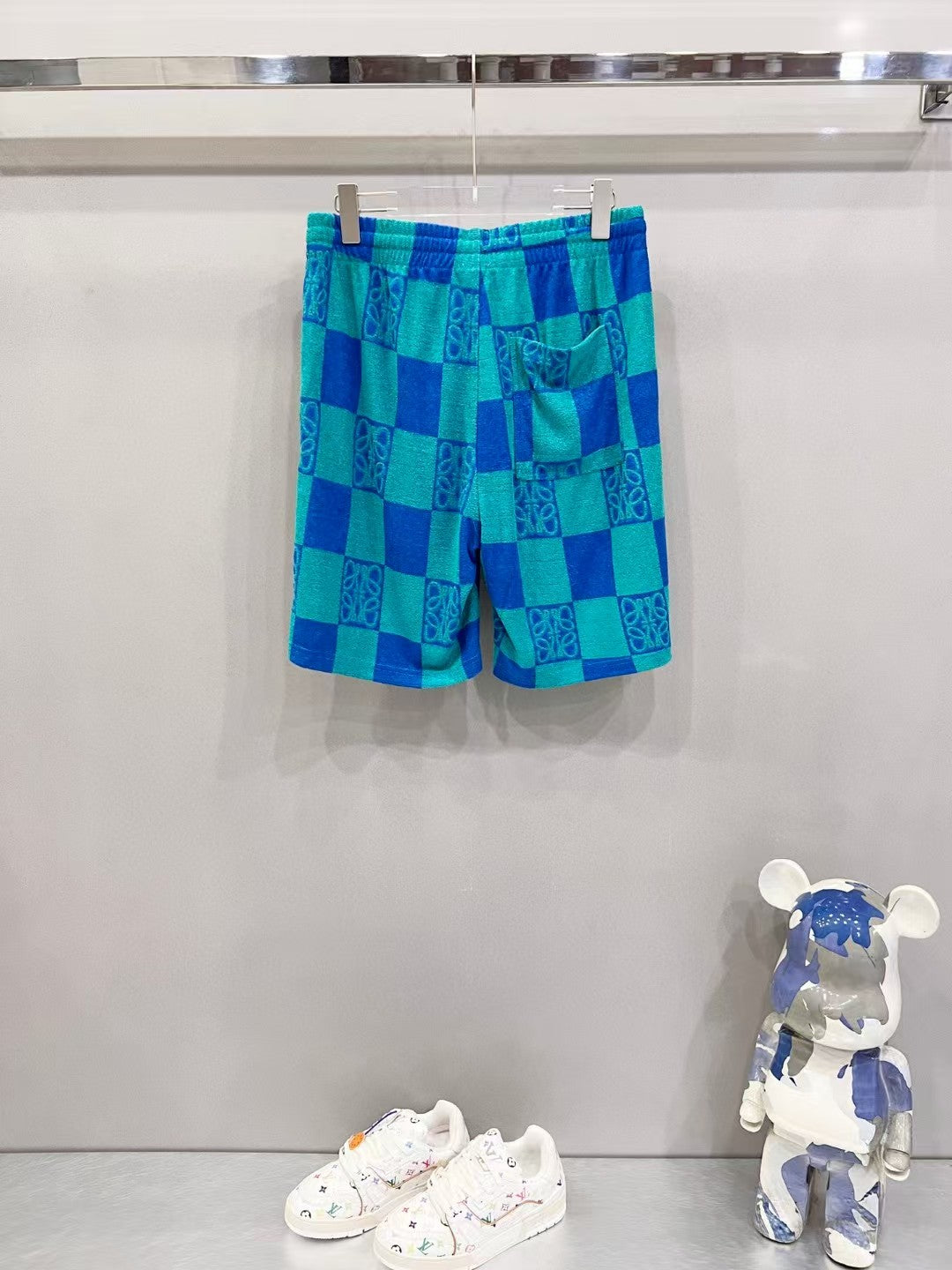 Customized towel fabric shorts