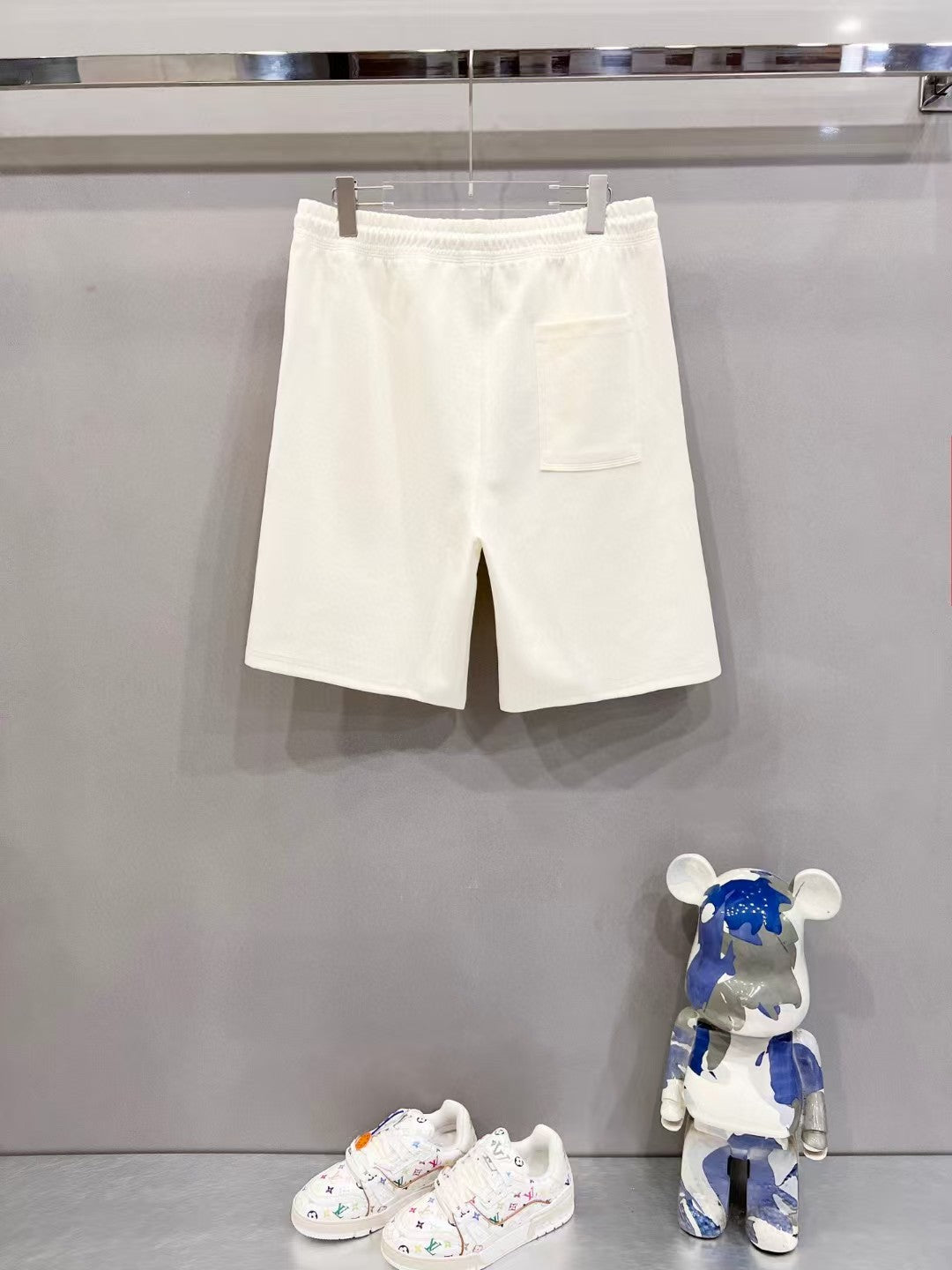 Space cotton shorts