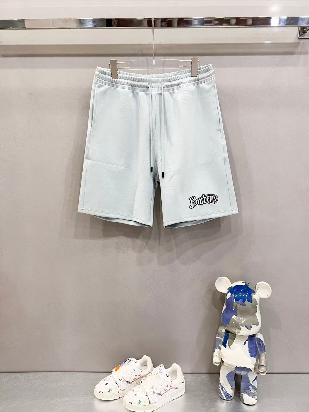 Space cotton shorts