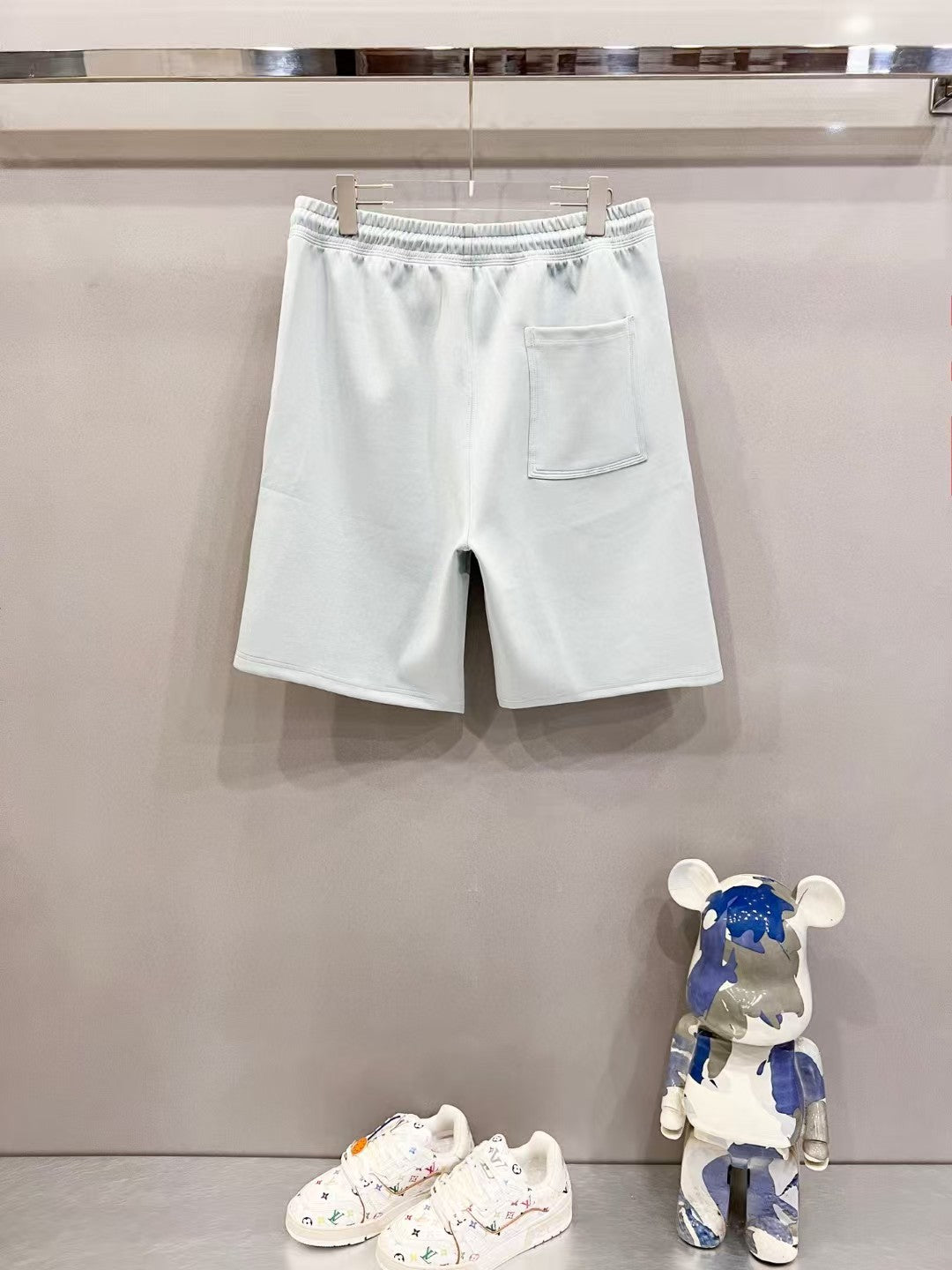 Space cotton shorts