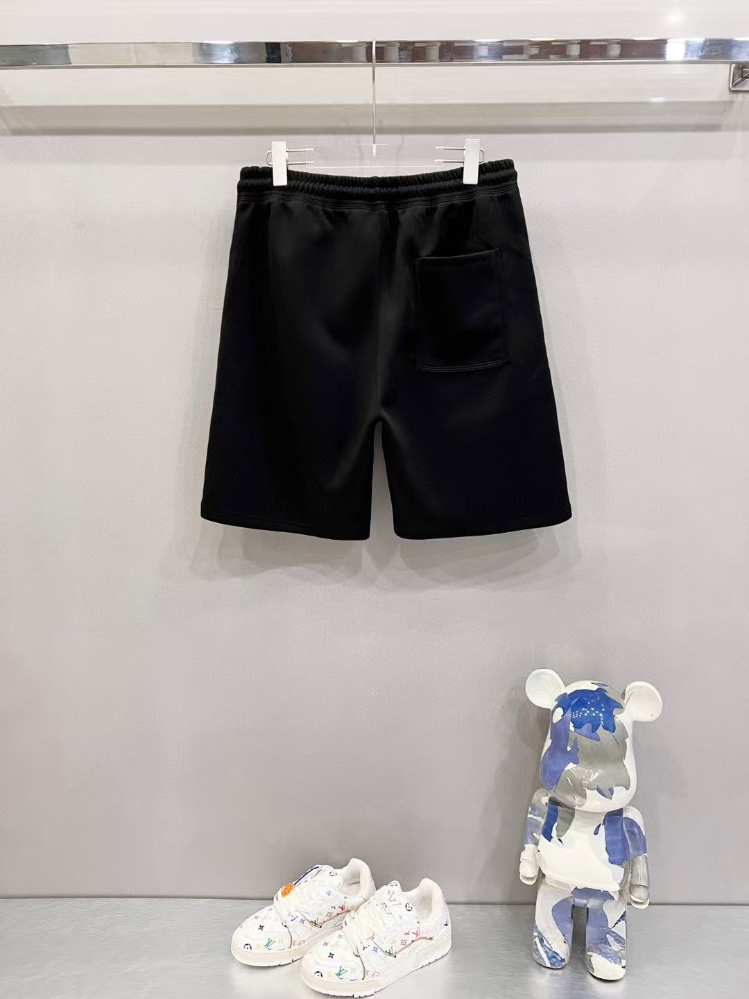 Space cotton shorts
