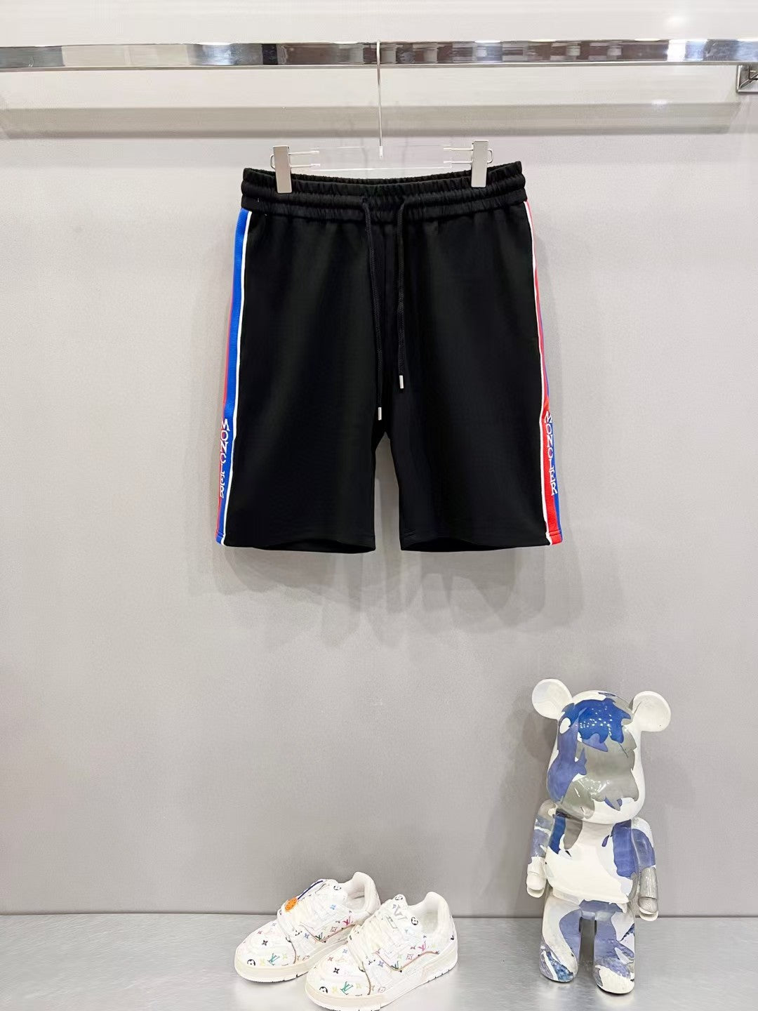 Space cotton shorts