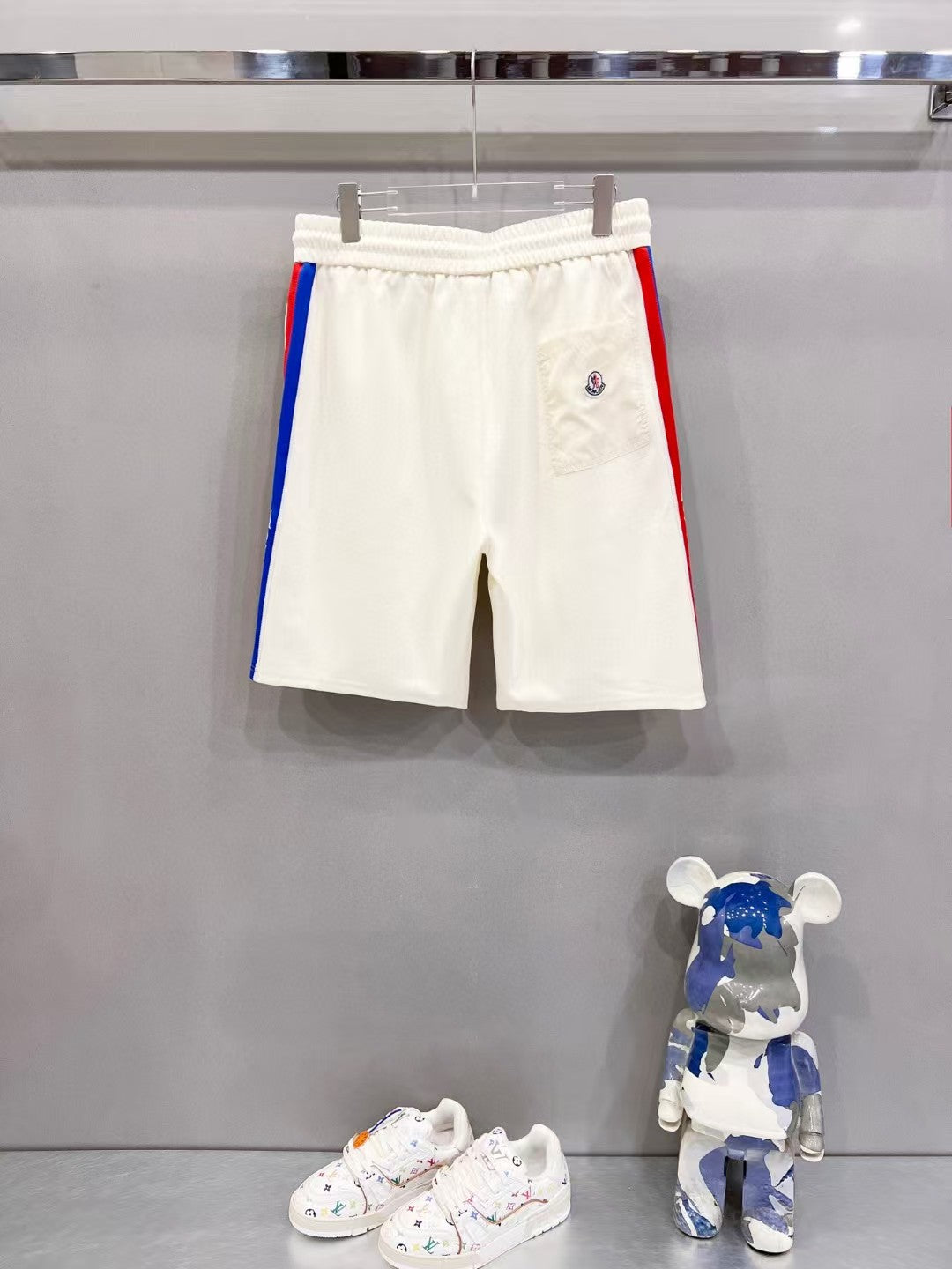 Space cotton shorts