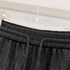 Jacquard fabric shorts
