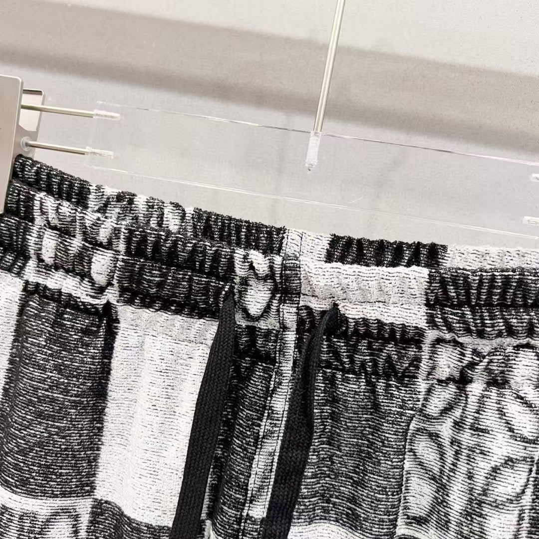 Towel fabric shorts