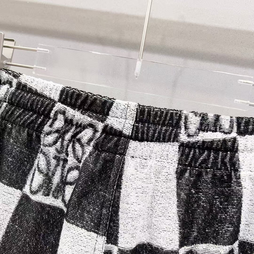 Towel fabric shorts