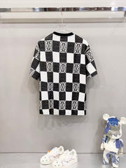 Towel fabric round neck T-shirt