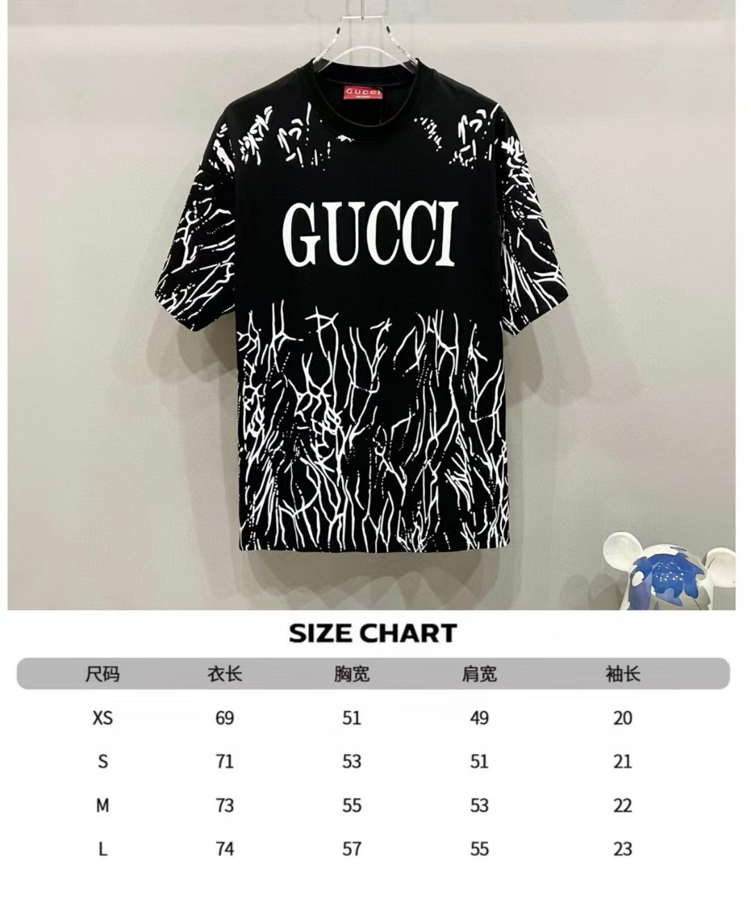 Cotton round neck short sleeved T-shirt