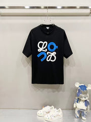 Round neck short sleeved T-shirt