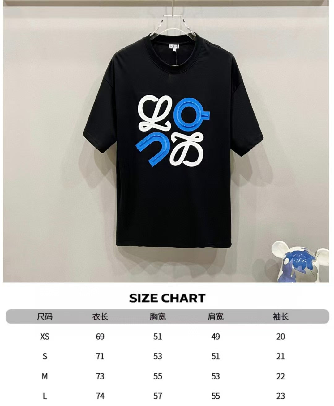 Round neck short sleeved T-shirt