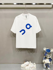 Round neck short sleeved T-shirt