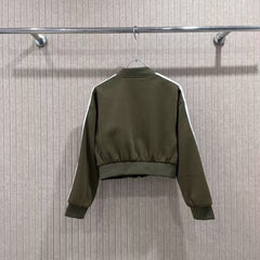 Stand up collar zipper space cotton jacket jacket