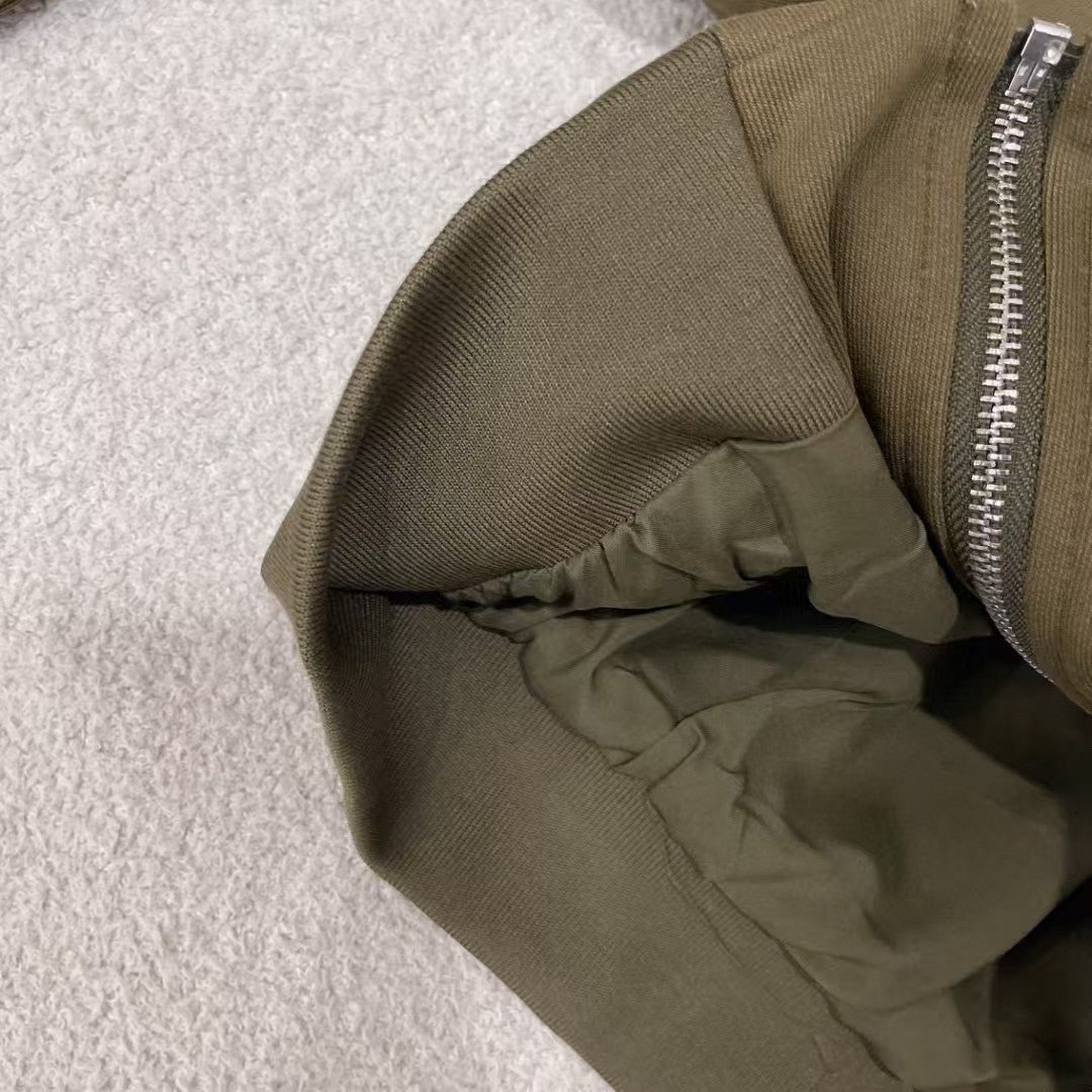Stand up collar zipper space cotton jacket jacket
