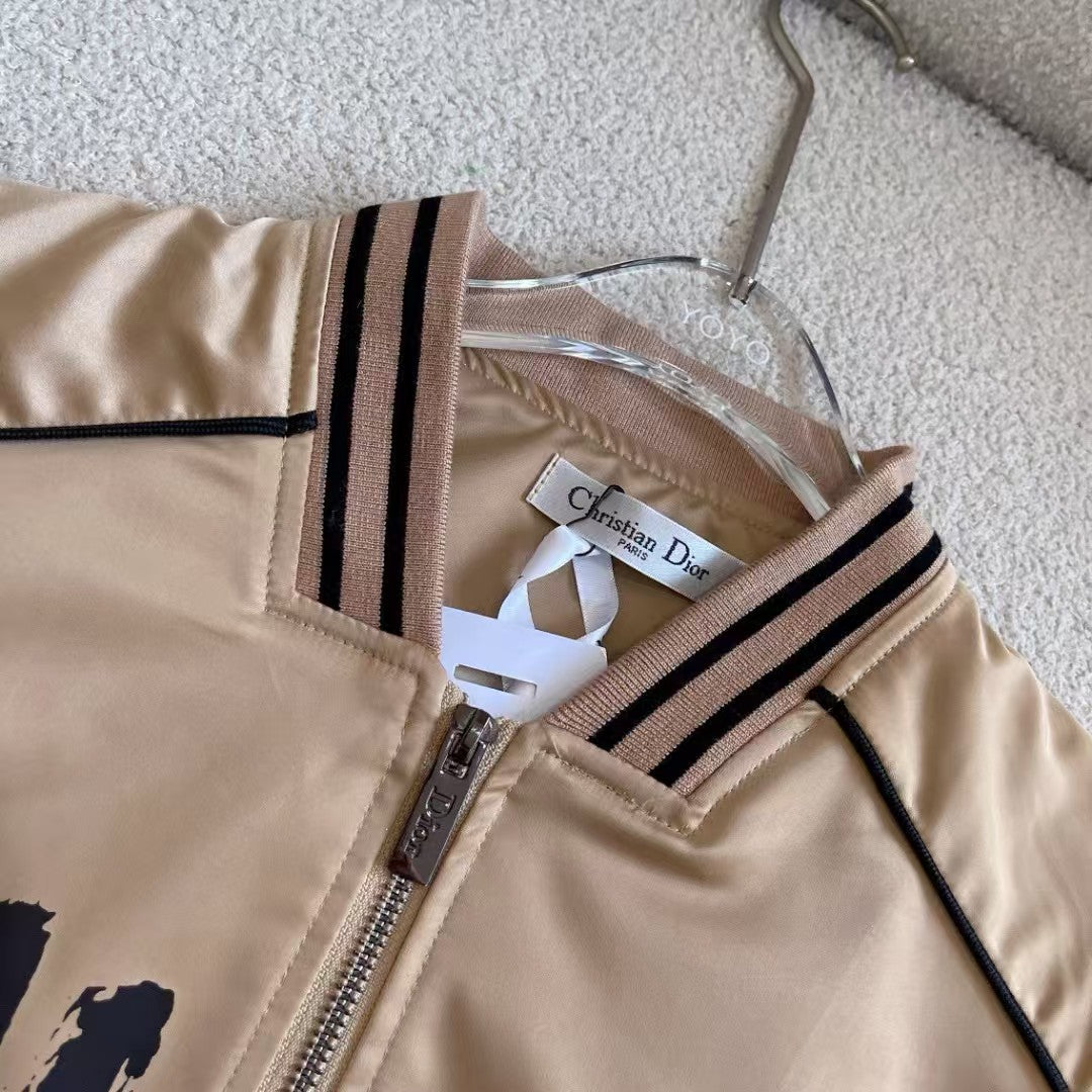 Letter printed decorative jacket jacket