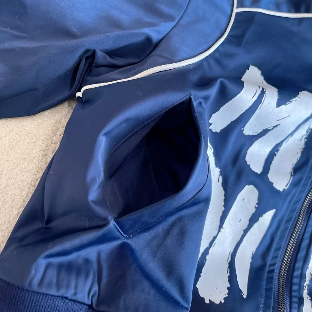 Letter printed decorative jacket jacket