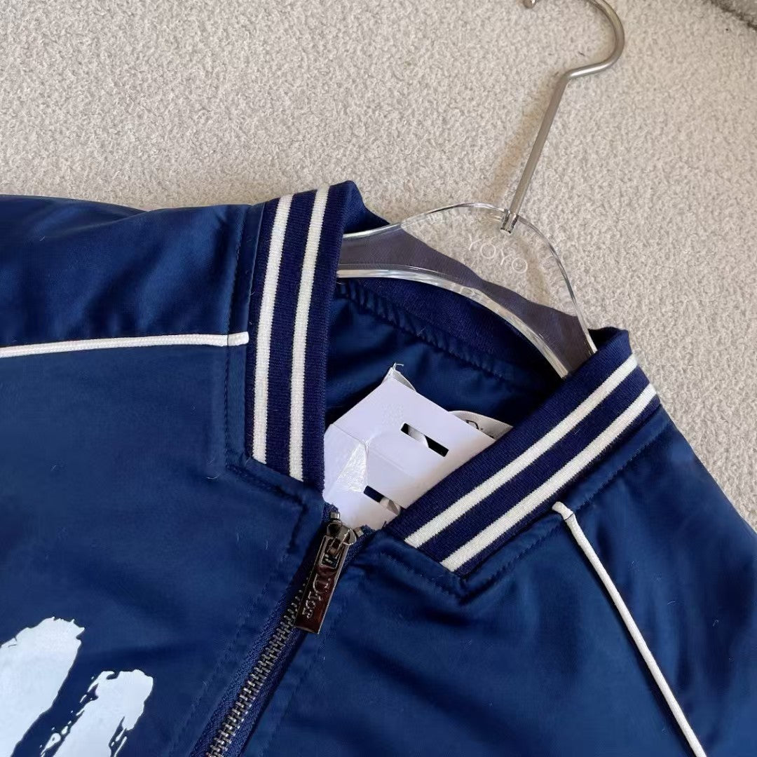 Letter printed decorative jacket jacket