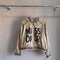 Letter printed decorative jacket jacket
