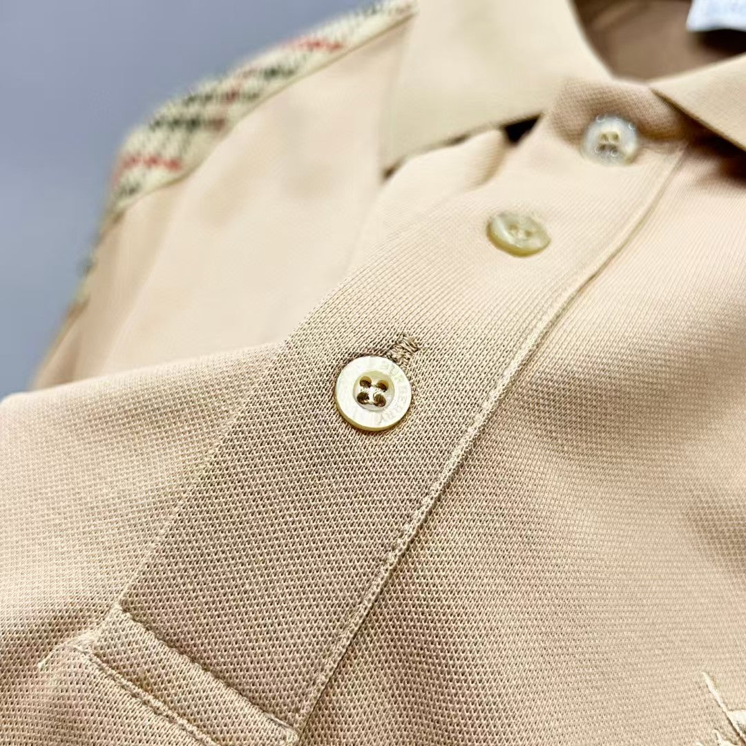 Grid stitching, hand sleeves, warhorse micro emblem embroidery