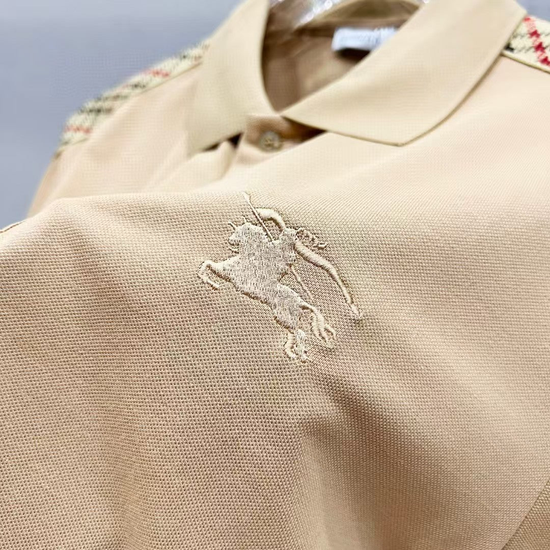 Grid stitching, hand sleeves, warhorse micro emblem embroidery
