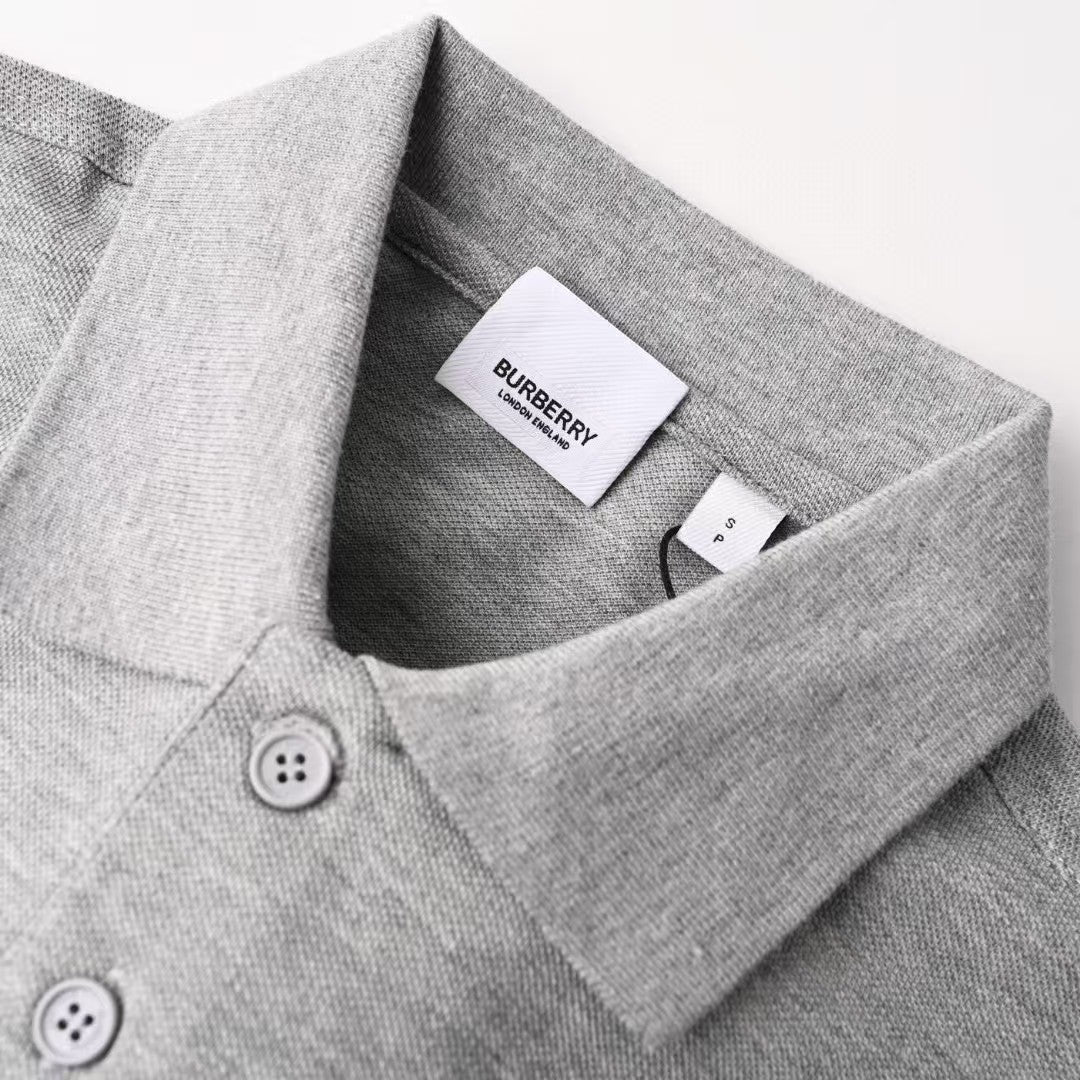 Classic plaid lapel T-shirt