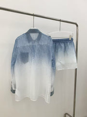 25 Spring/Summer New Product Gradient Shirt Sunscreen Set