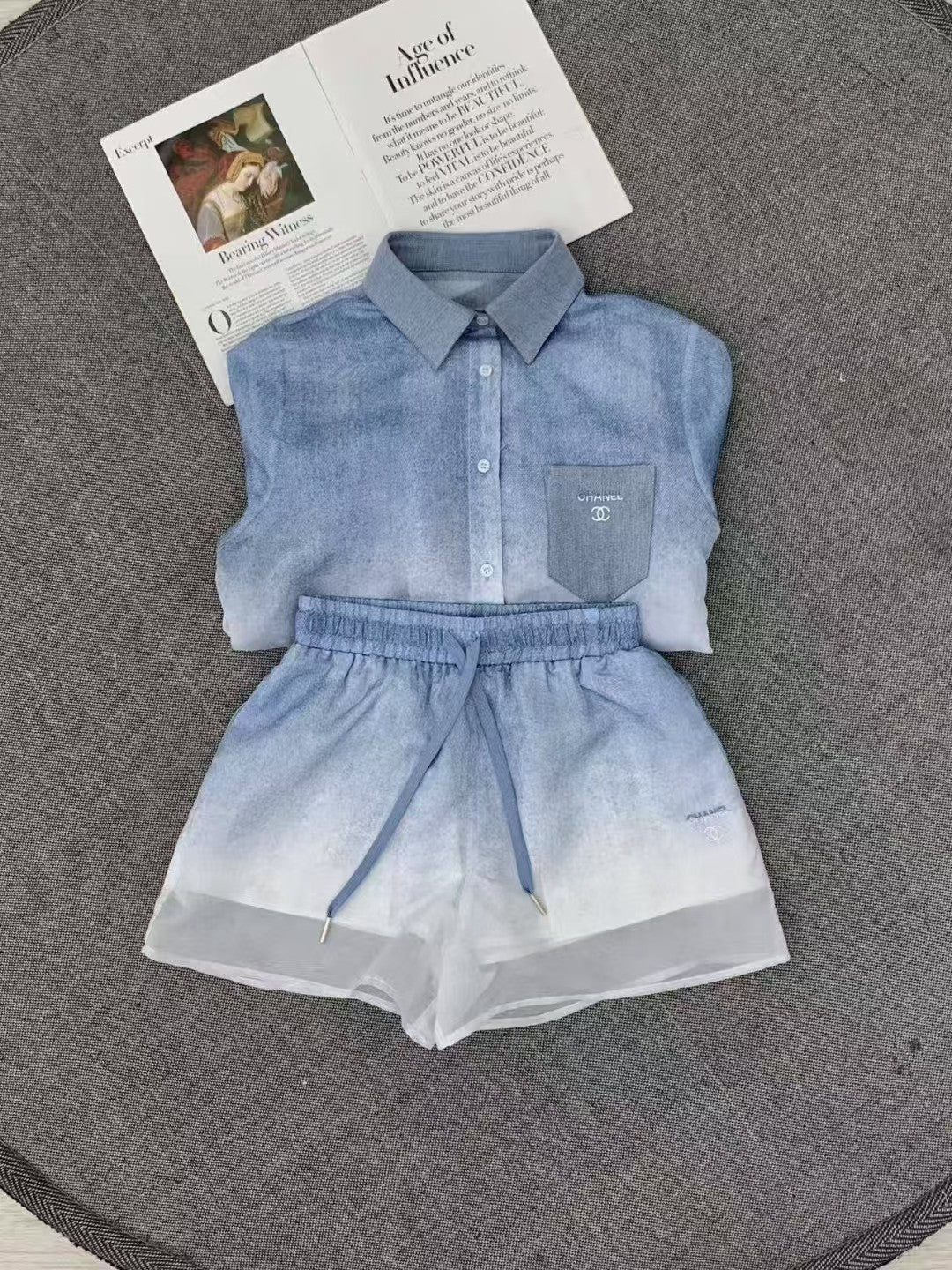 25 Spring/Summer New Product Gradient Shirt Sunscreen Set