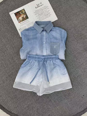25 Spring/Summer New Product Gradient Shirt Sunscreen Set