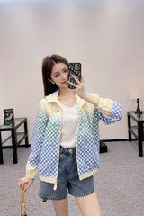 Gradient hooded assault jacket jacket