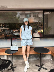 Badge casual suit