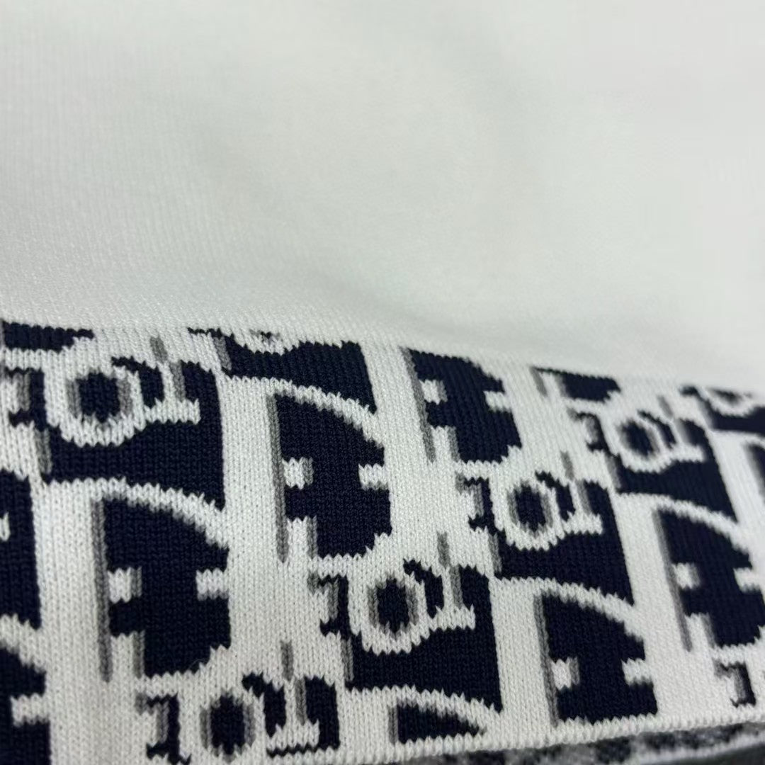 Jacquard knitted vest