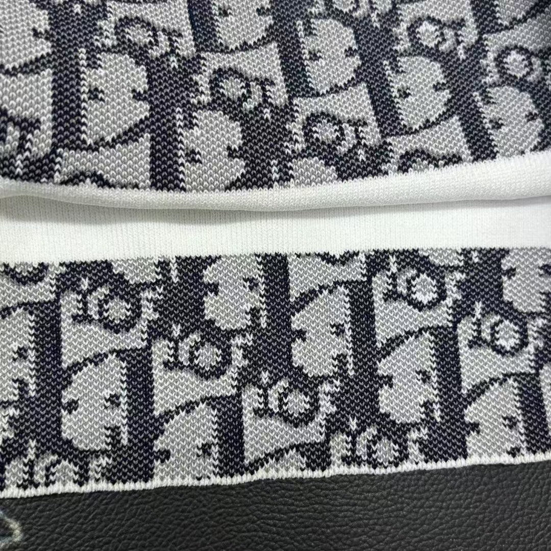 Jacquard knitted vest