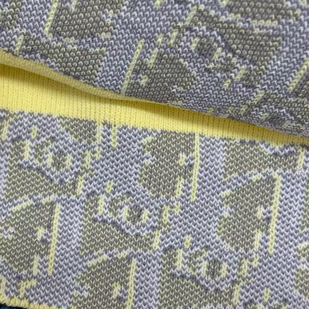 Jacquard knitted vest