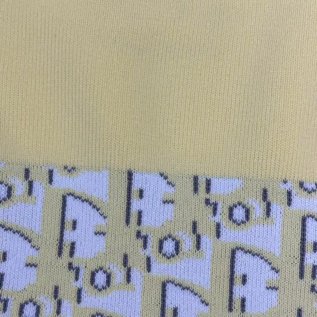 Jacquard knitted vest