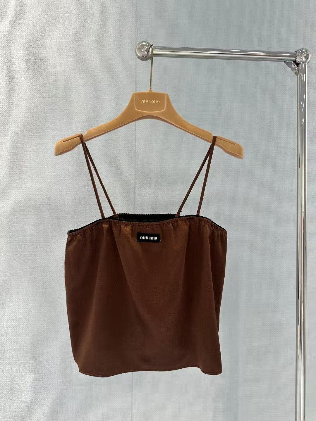 Strap vest half skirt set