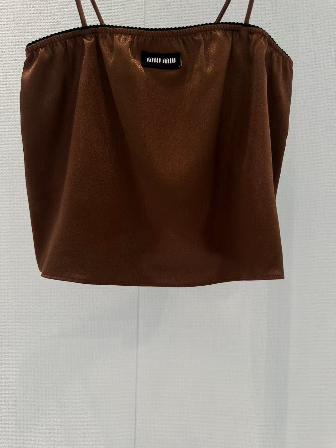 Strap vest half skirt set
